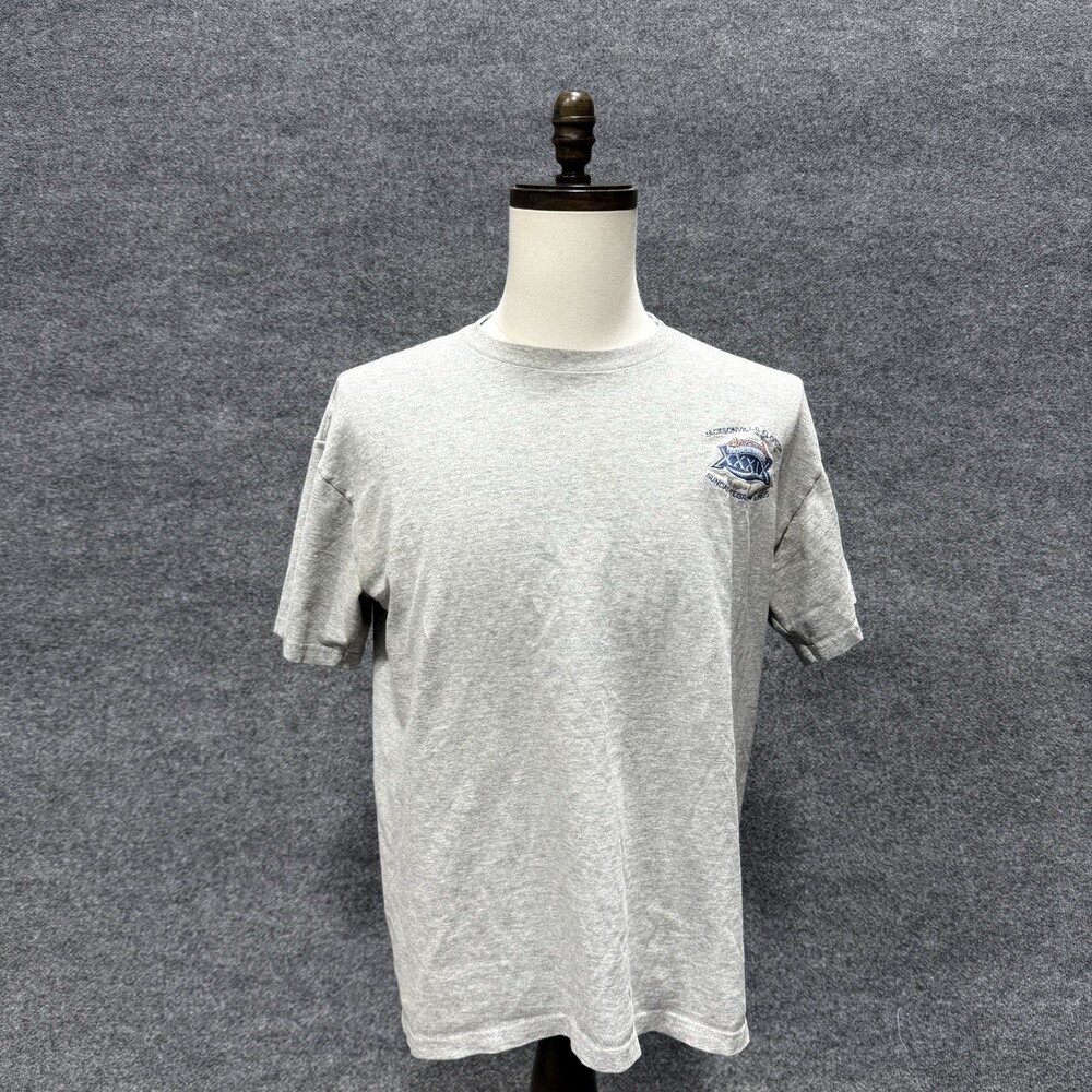 Vintage Super Bowl XXXIX 2005 Jacksonville T Shirt Mens Large Fruit of the Loom